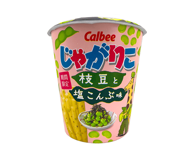Jagariko: Edamame and Shio Kombu Flavor Candy and Snacks Japan Crate Store