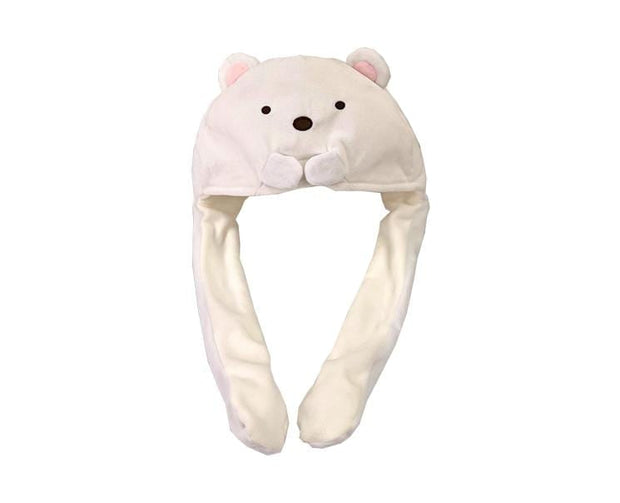 Sumikko Gurashi Dancing Hands Hat (Shirokuma) Anime & Brands Japan Crate Store