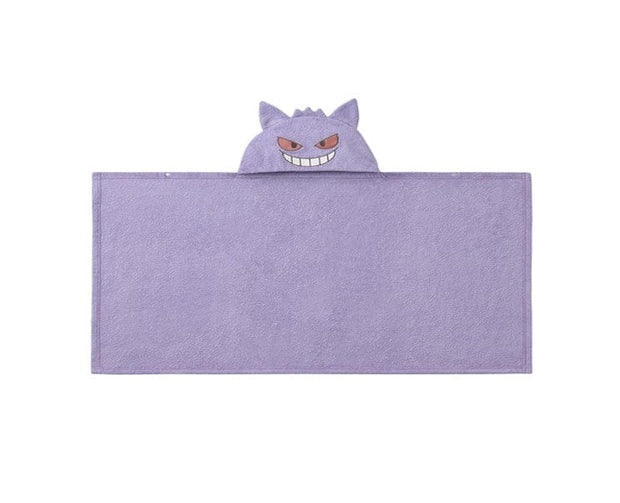 Pokemon Hooded Bath Towel Gengar