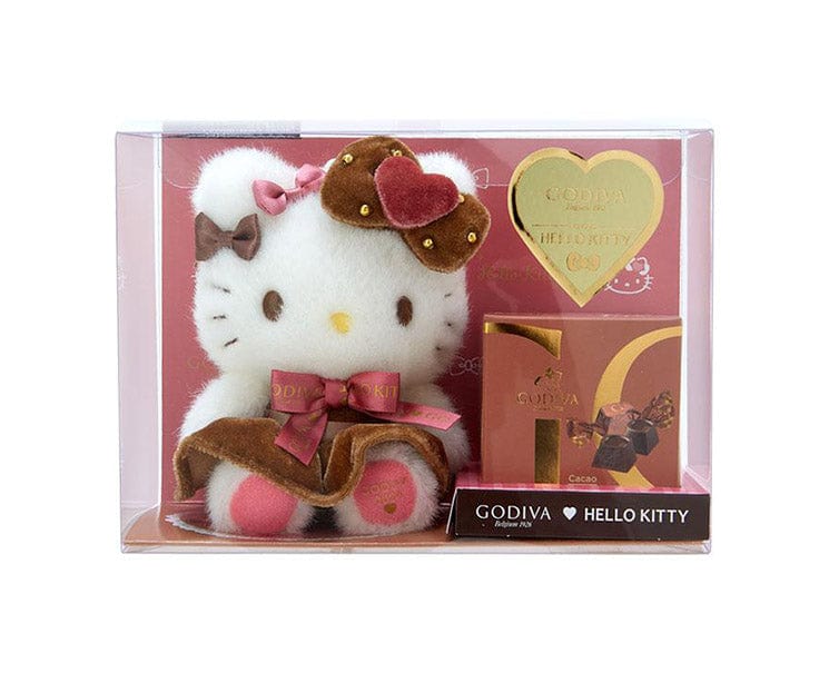 GODIVA × HELLO KITTY ぬいぐるみ&マスコットぬいぐるみセット Sanrio x Godiva 2024 Hello Kitty Mascot Set