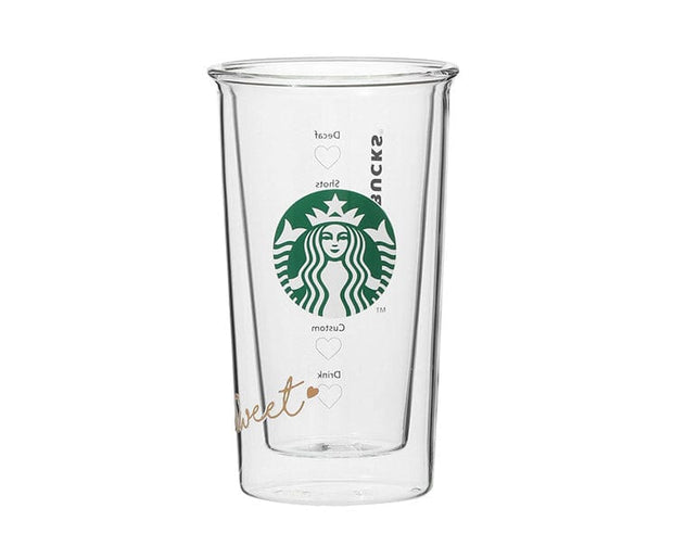 Starbucks Valentine 2024 Double Wall Glass