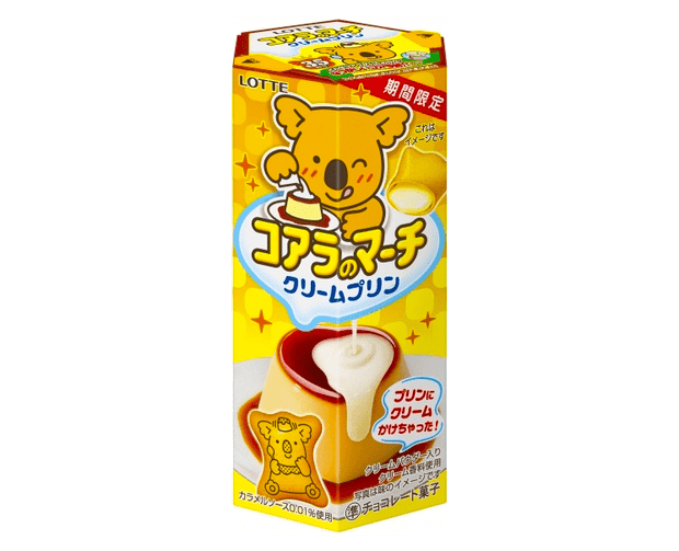 Koala March Cream Pudding Flavor Candy and Snacks Japan Crate Store