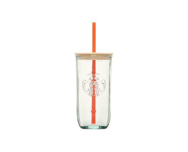 Make a statement with the Starbucks Recycled Glass Tumbler. Beautifully crafted and eco-friendly, it’s the ideal choice for those who appreciate sustainability and style.

Capacity 473mL